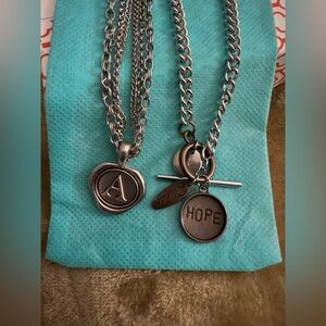 Silver Tone Pendant Necklaces